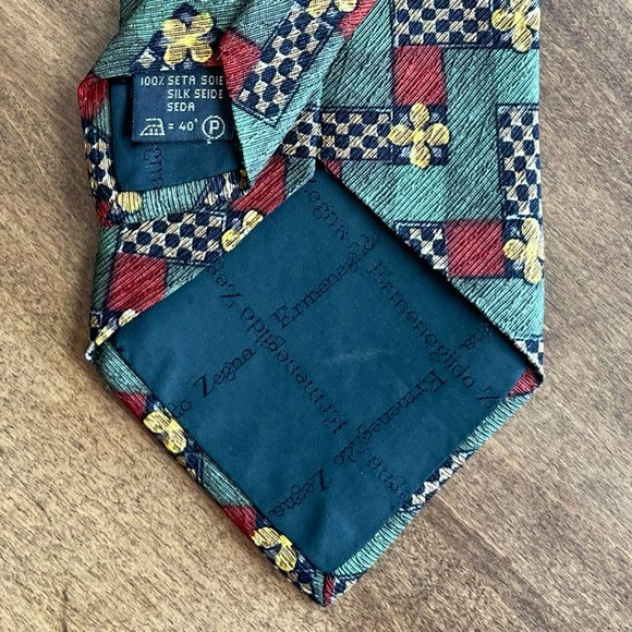 Ermenegildo Zenga Silk Tie - Picture 2 of 3